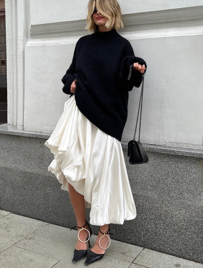 Anna Satin Skirt