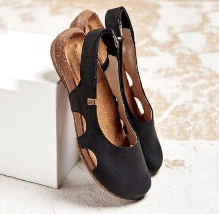KS | Sandals with sling-back straps
