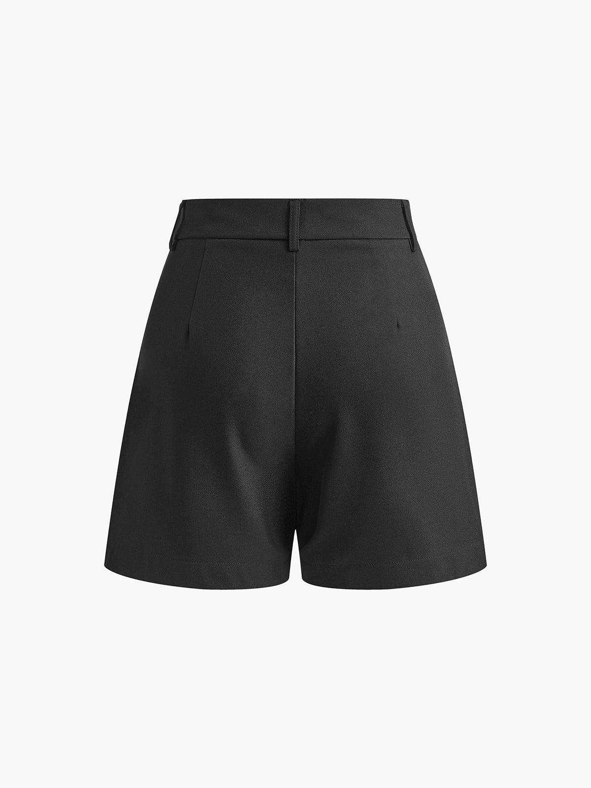 Mid Waist Shorts Without Belt