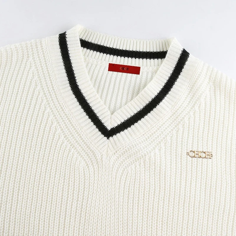 JO | MW - Elegant V-neck sweater