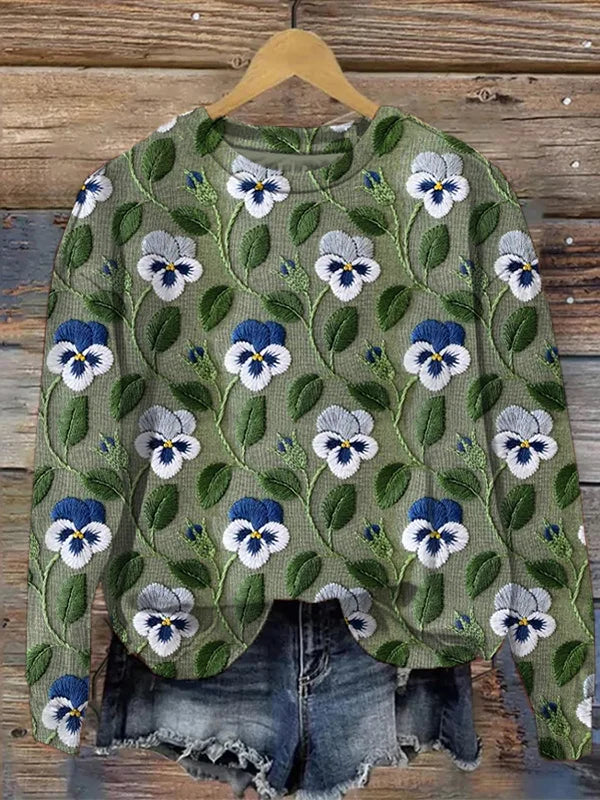 JO | Sweatshirt with graphic floral print