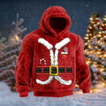 Comstylish Men's Christmas-themed Comfortable Plush Hoodie