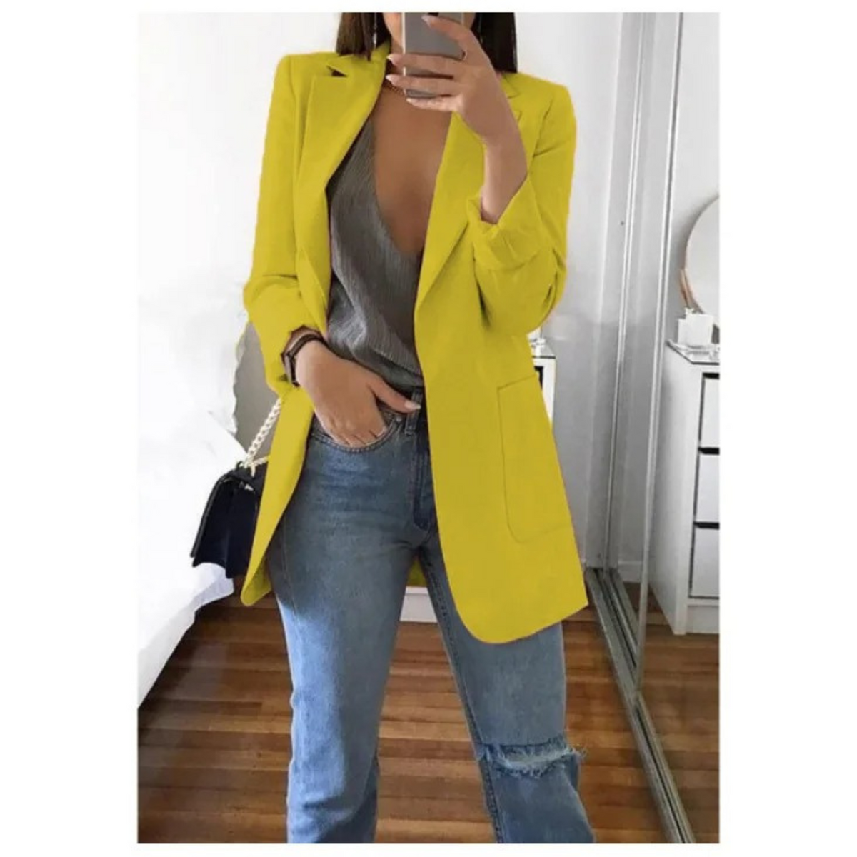 JO | Stylish pocket blazer for women