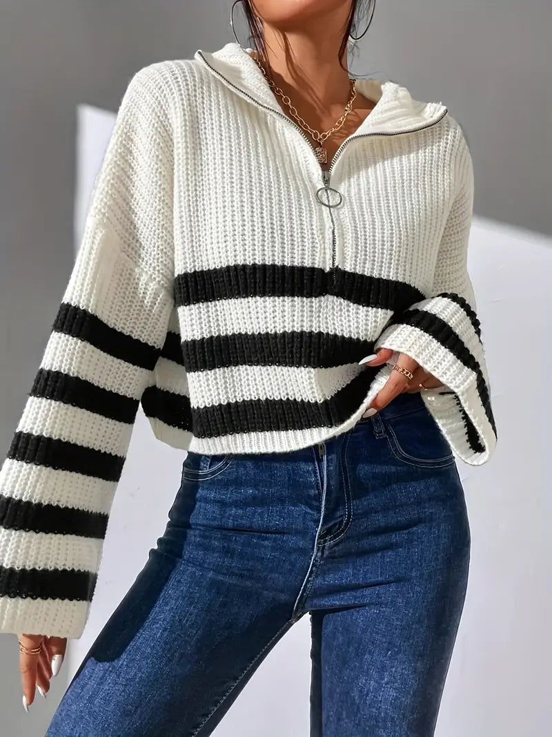 JO | Striped sweater for women