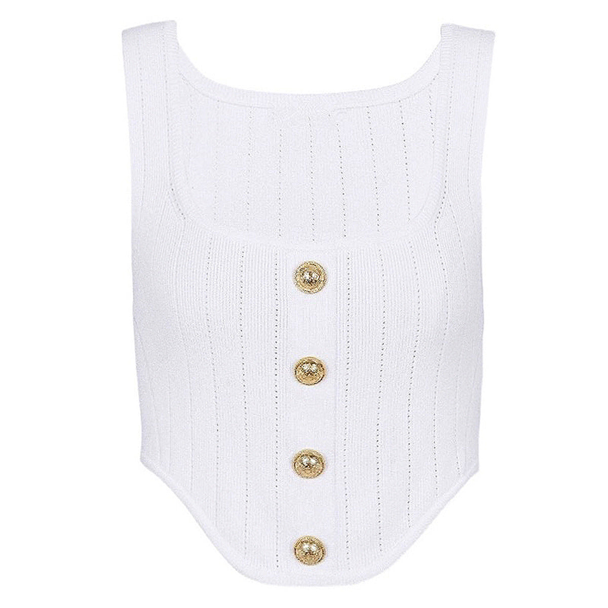Summer All Matching Sleeveless Camisole Short Knitted Bottoming Shirt Online Influencer Pop