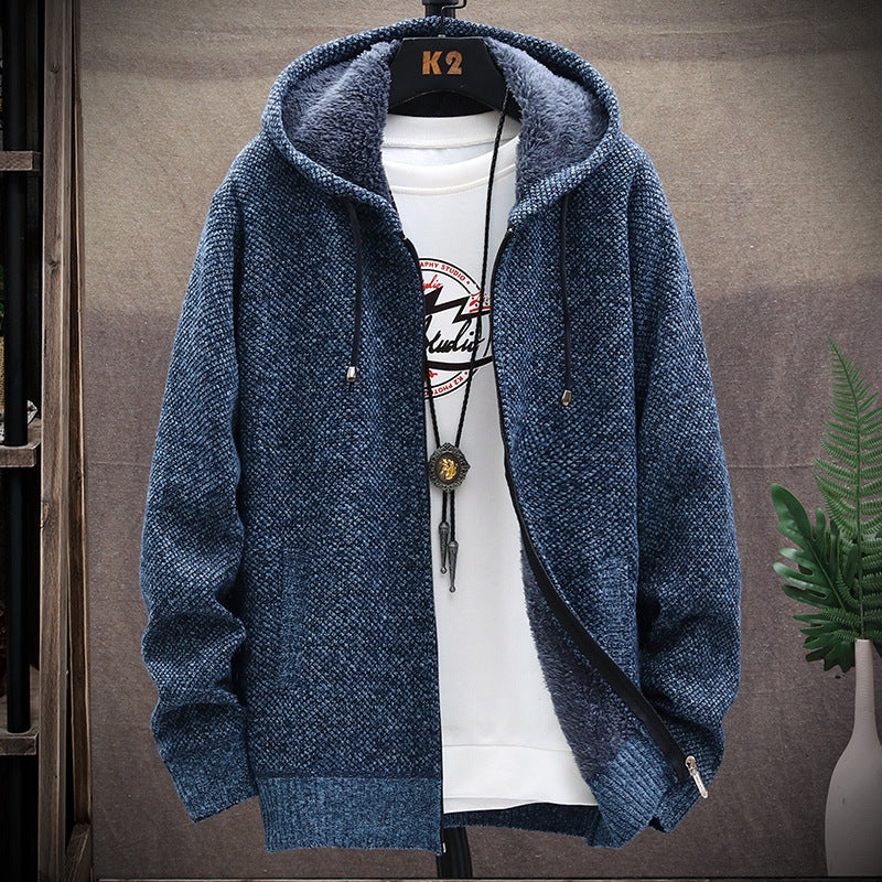 Men's Vintage Knitted Pattern Cardigan Sweater elevenforest
