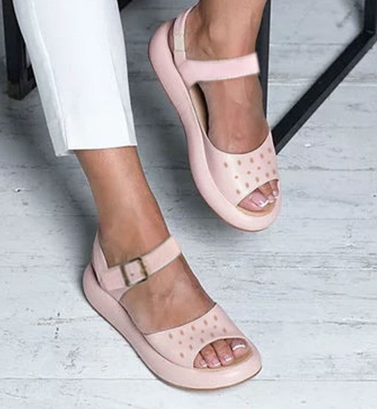 KS | Open sandals with adjustable strap