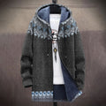 Vintage Knitted Jacquard Pattern Cozy Cardigan Sweater elevenforest