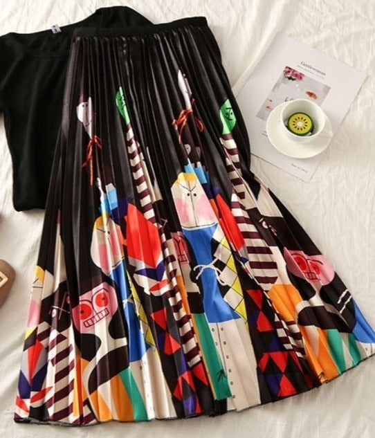 Paula Pleated Skirt