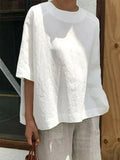 KS | Comfortable, loose round neck top