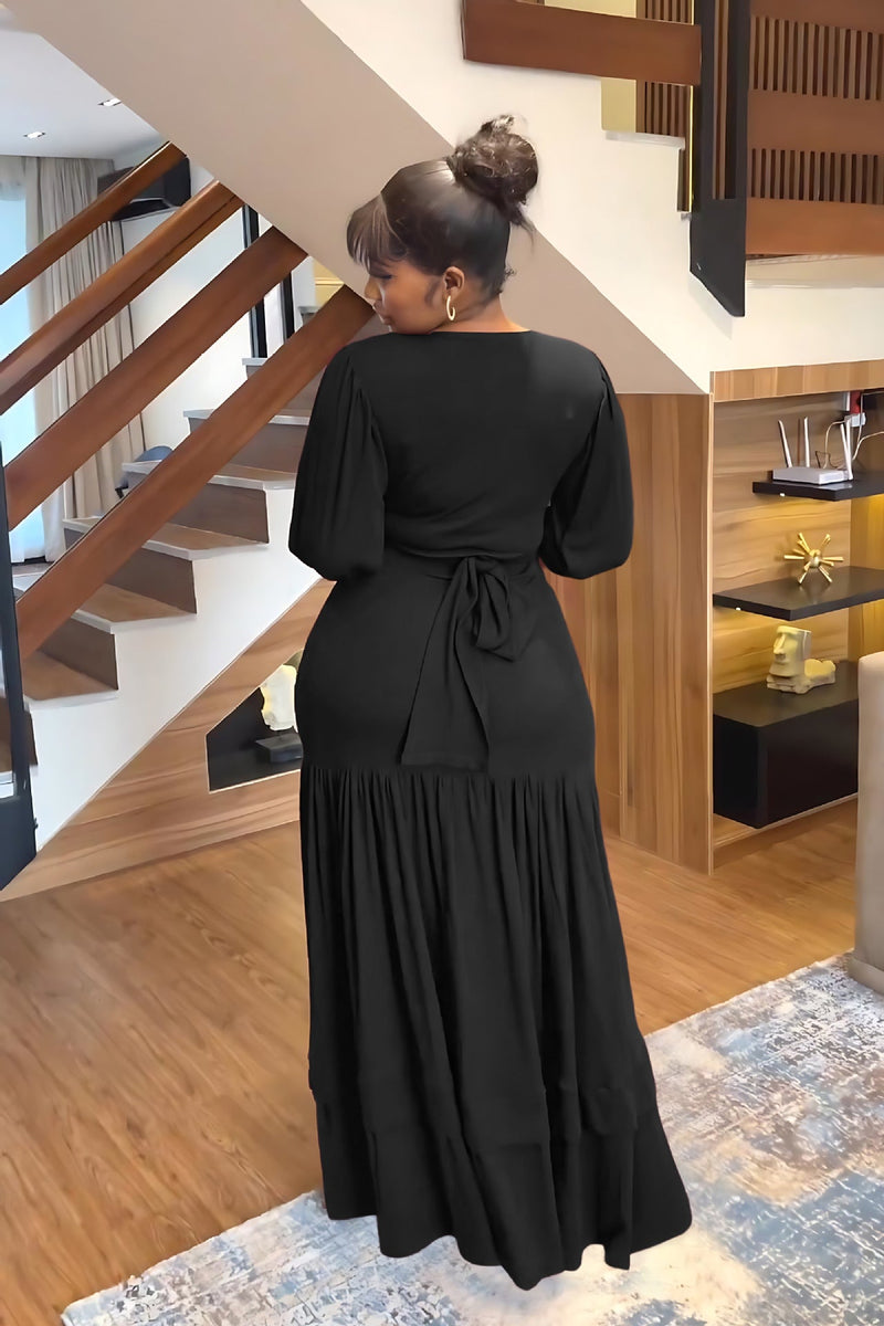 Spring Summer Slim Fit Short Top High Waist Skirt Office Two Piece Set