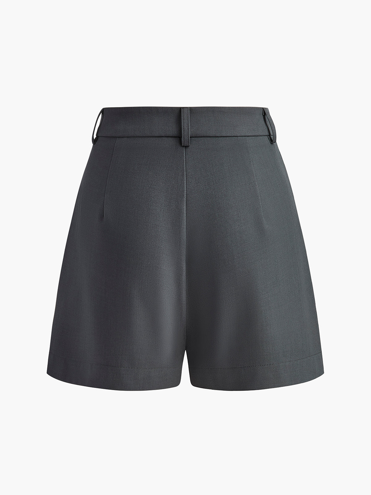 Mid Waist Shorts Without Belt