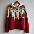 Comstylish Christmas Lights Design Women's Hooded Sweater