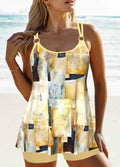 KS | Stylish tankini with geometric print