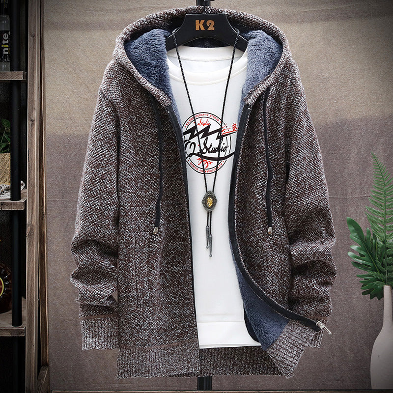Men's Vintage Knitted Pattern Cardigan Sweater elevenforest