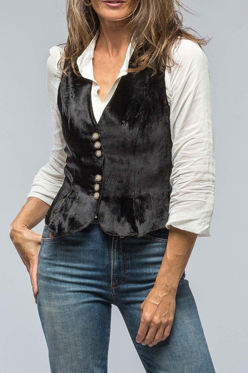 Daily Color Buttons V Neck Waistcoats(no Shirt)
