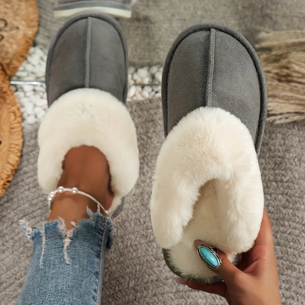 Beautifully Finished Slippers in a Timeless Design