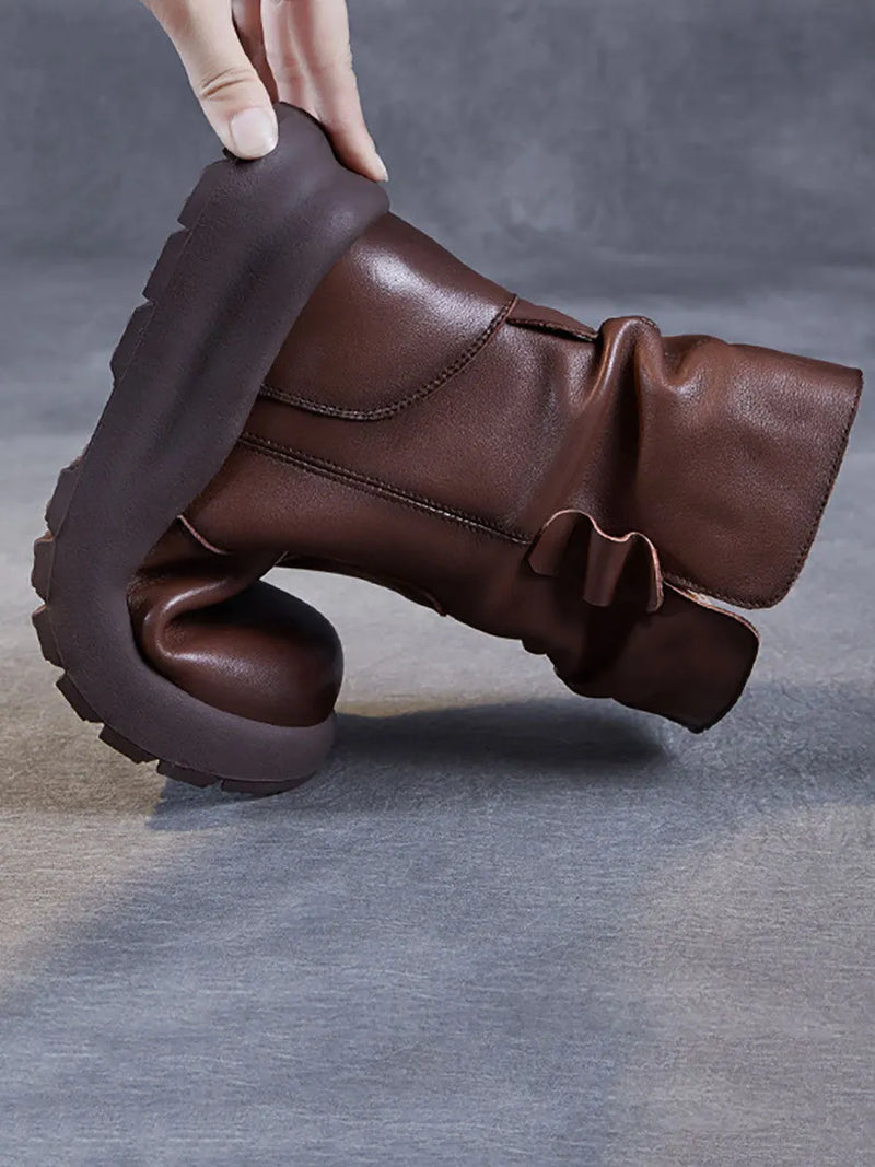 Subtly Elegant Boots with a Refined Vintage Look
