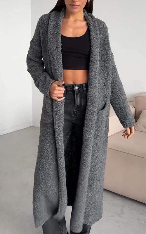 Color Knitted Cardigan