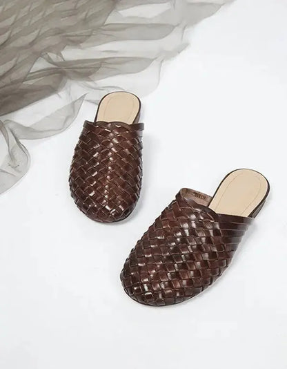 Subtly Elegant Slippers with a Refined Vintage Look