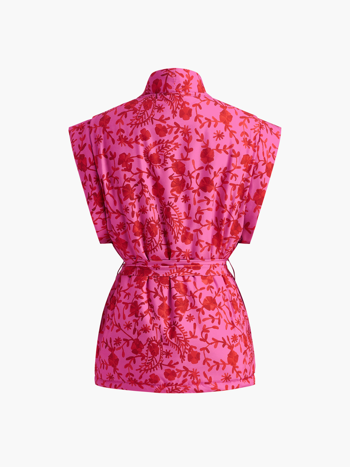 Boheme Printed Belted Vest