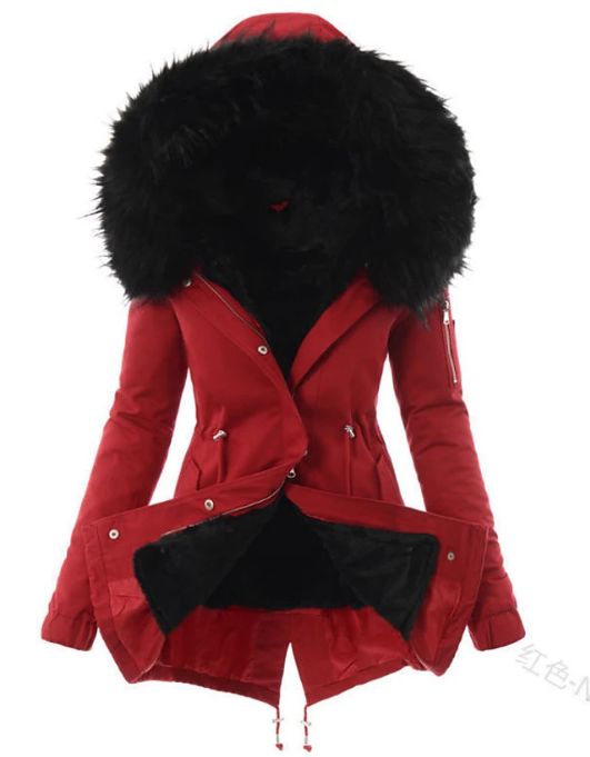 JO | elegant winter coat made of faux fur