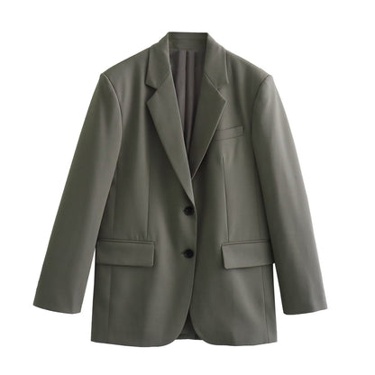 Autumn ’s Button Suit Coat Vest Pants Set – Stylish Fall Outfit
