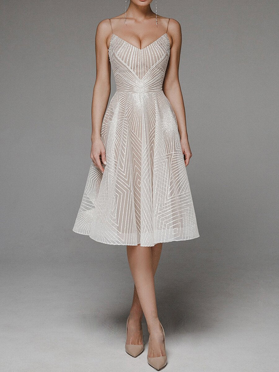 ’s Spring Summer Maxi Dress Strap Embroidered Sleeveless Dress