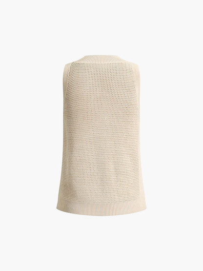 Knit Hollow Vest