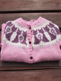 Cute Cat Pattern Cozy Knit Cardigan artswardrobe