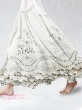 Women's Vintage Floral Art Pattern Solid Color Loose Elegant 3D Printe