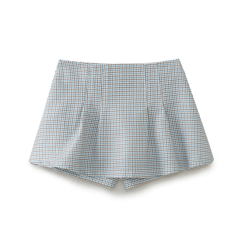 Fresh Mint Green Early Spring Classic Cardigan Short Coat + Pleated Skirt for