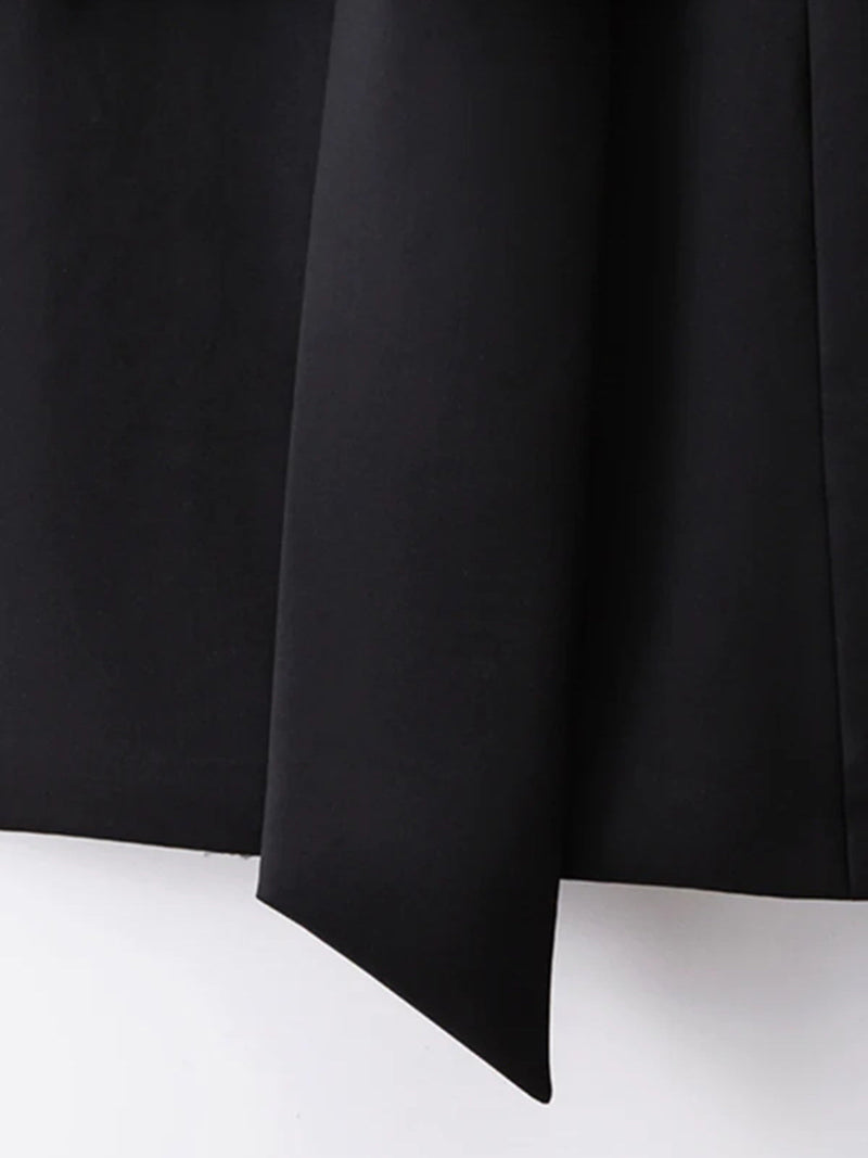 Bowknot Double-breasted Sleeveless Vest