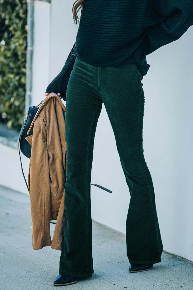 Color Boot Cut High Waist Color Bottoms(6 Colors)