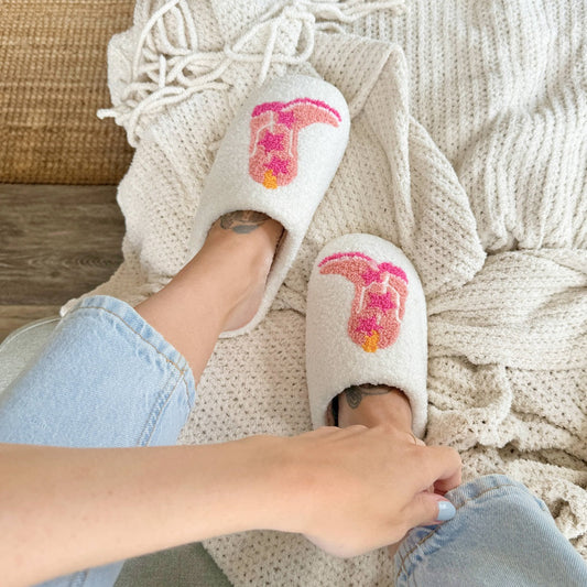 Cowboy Boots Slippers - Buy 1 Get 1 Free