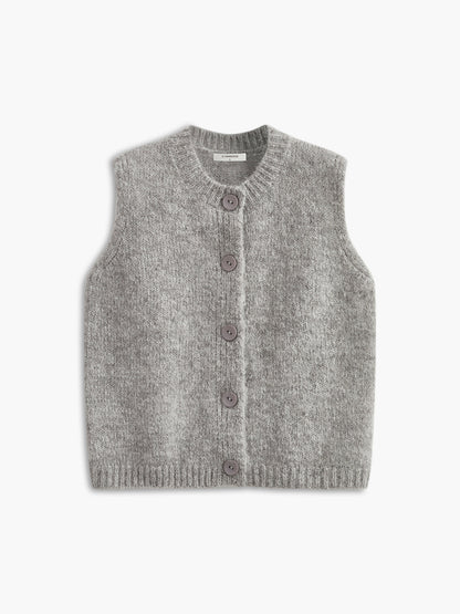 Wool-blend Soft Sweater Vest