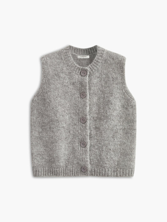 Wool-blend Soft Sweater Vest