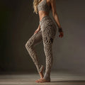Vintage Tree Of Life Celtic Knot Art Knit Cozy Leggings artswardrobe