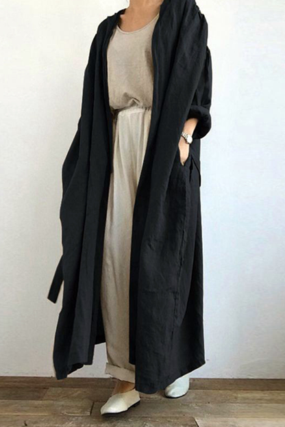 Color Pocket Lace Up Outerwear(3 Colors)