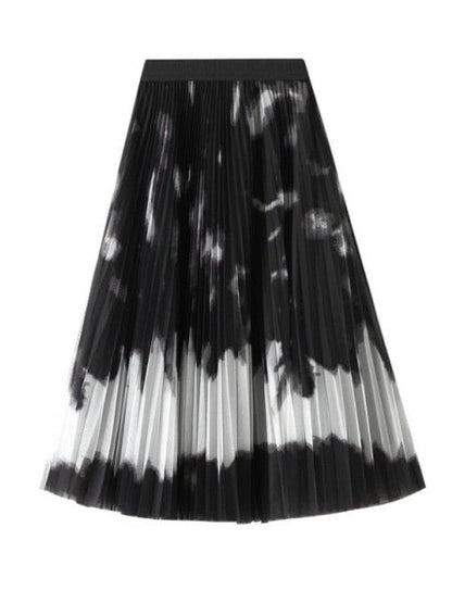 Nancy Pleated Chiffon Skirt