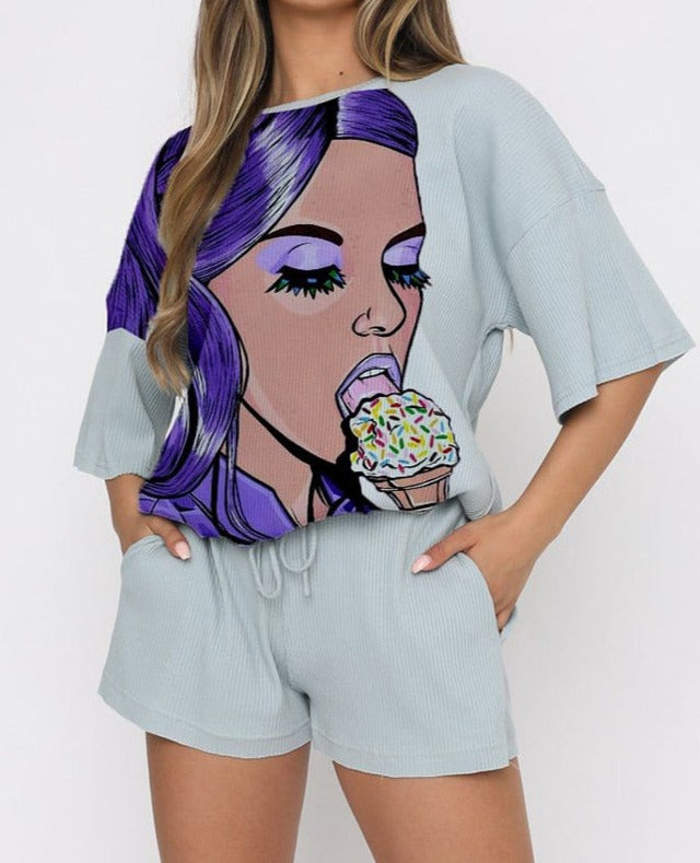 Milena T-shirt & Shorts Set