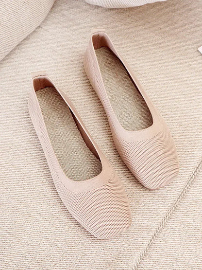 Breathable Color Flat Shoes