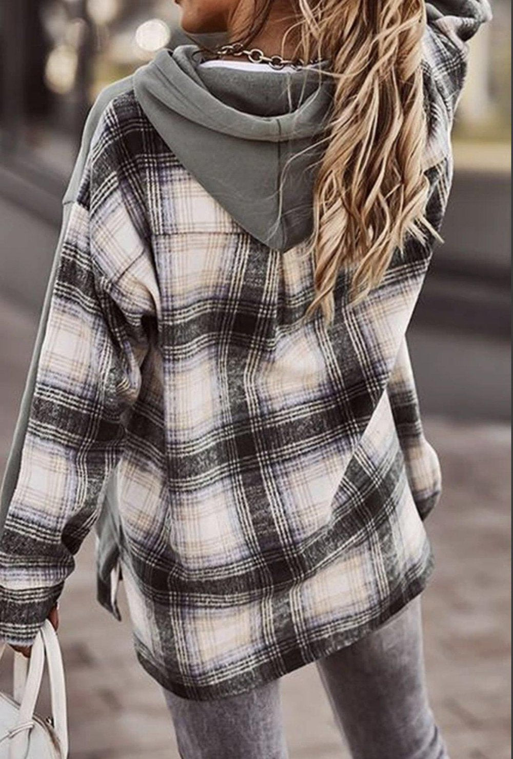 JO | Comfortable long-sleeved patchwork sweatshirt