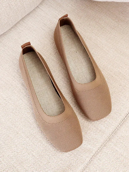Breathable Color Flat Shoes