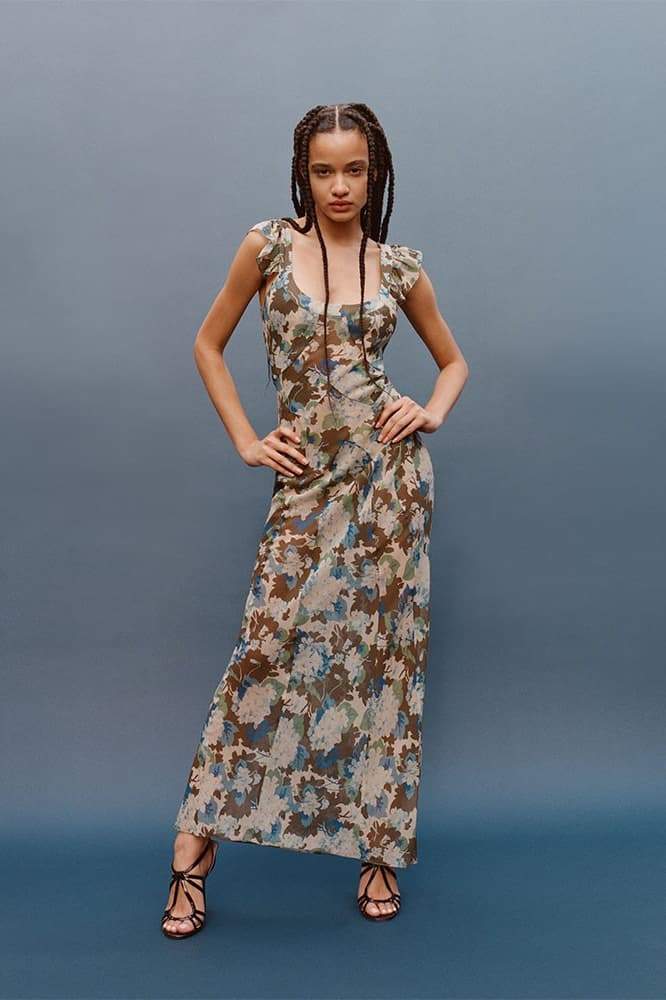 Renata Ruffle Maxi Dress