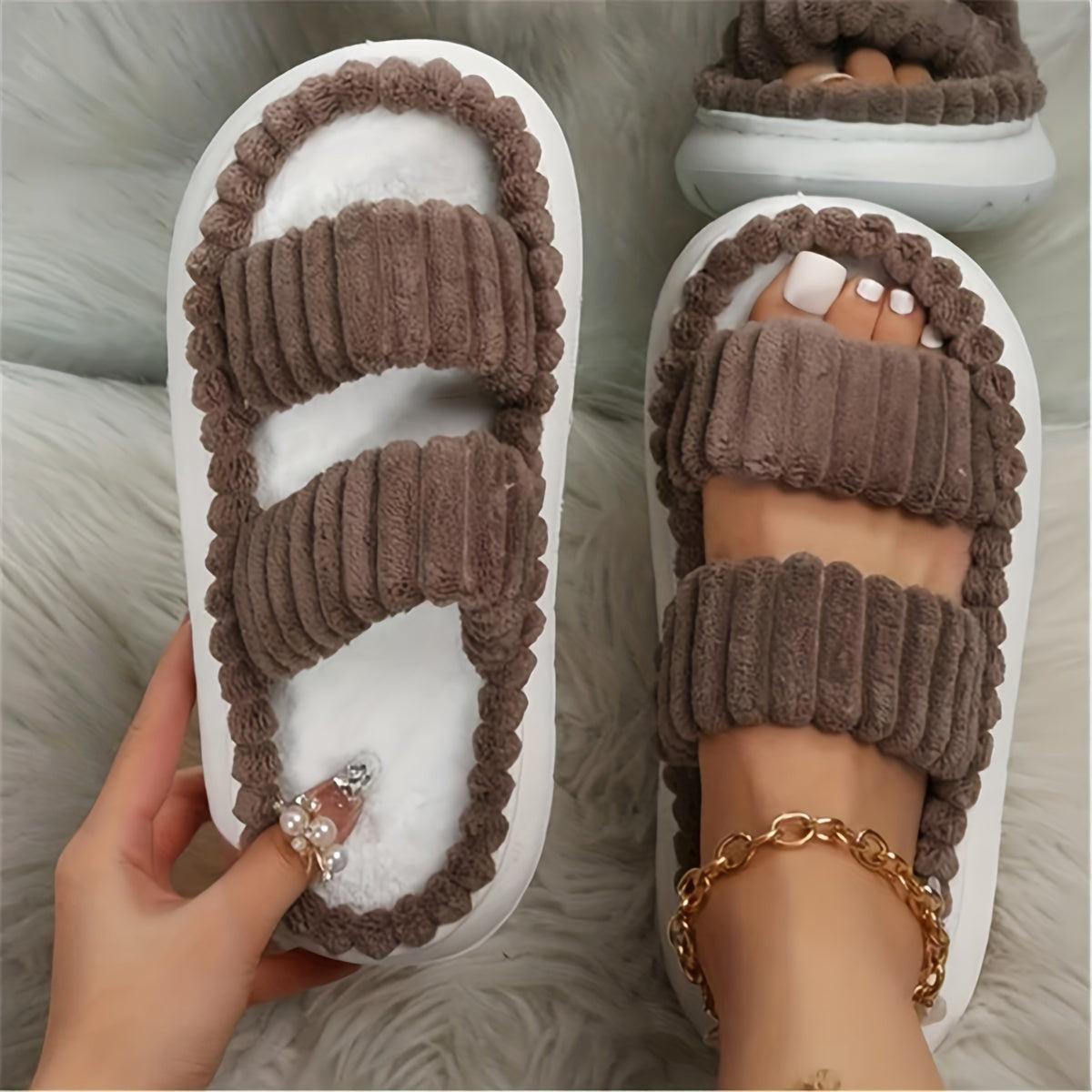 Classic Vintage Slippers with a Flattering Fit