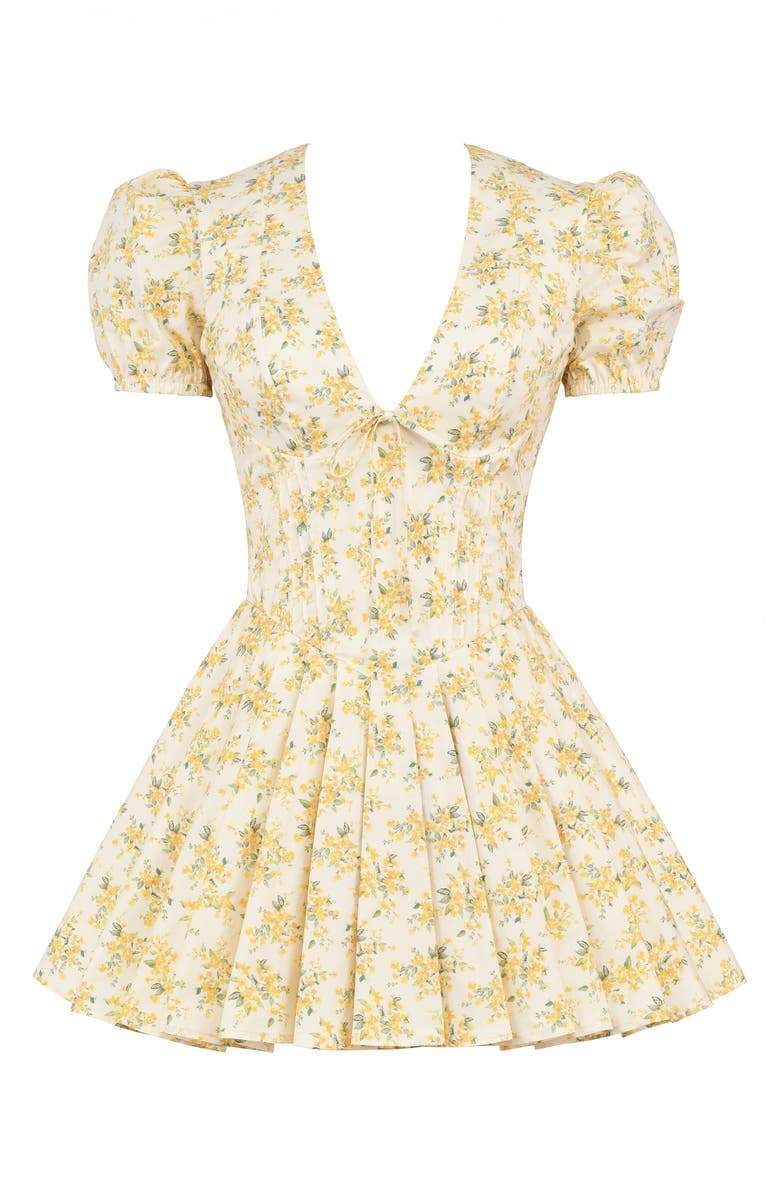 Emily V-neck Corset Mini Dress