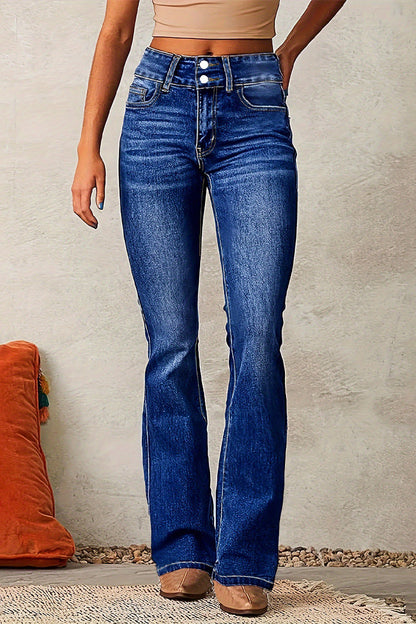 Distressed High Waist Skinny Denim Jeans(3 Colors)