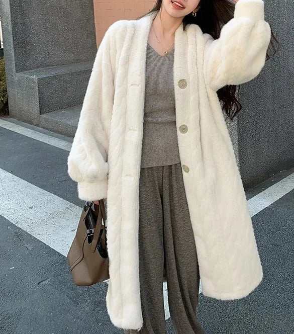 Leya Eco Mink Coat