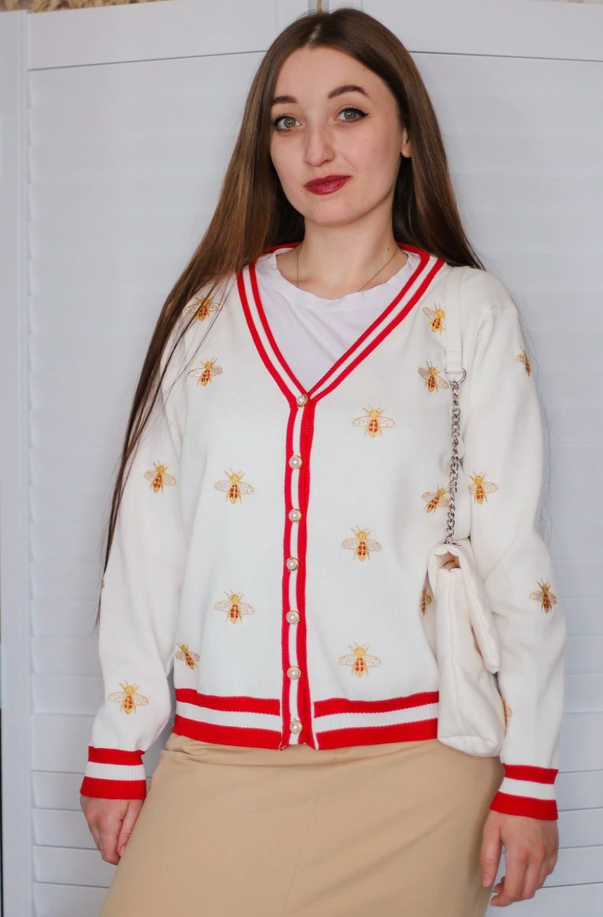 Kaila Embroidery Cardigan